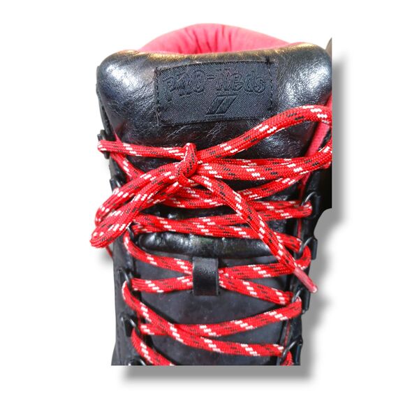 Pro Keds Sneaker Size 12 Black Red Leather Upper  Royal Plus Hi D-Ring Rare 2011 - Picture 15 of 16